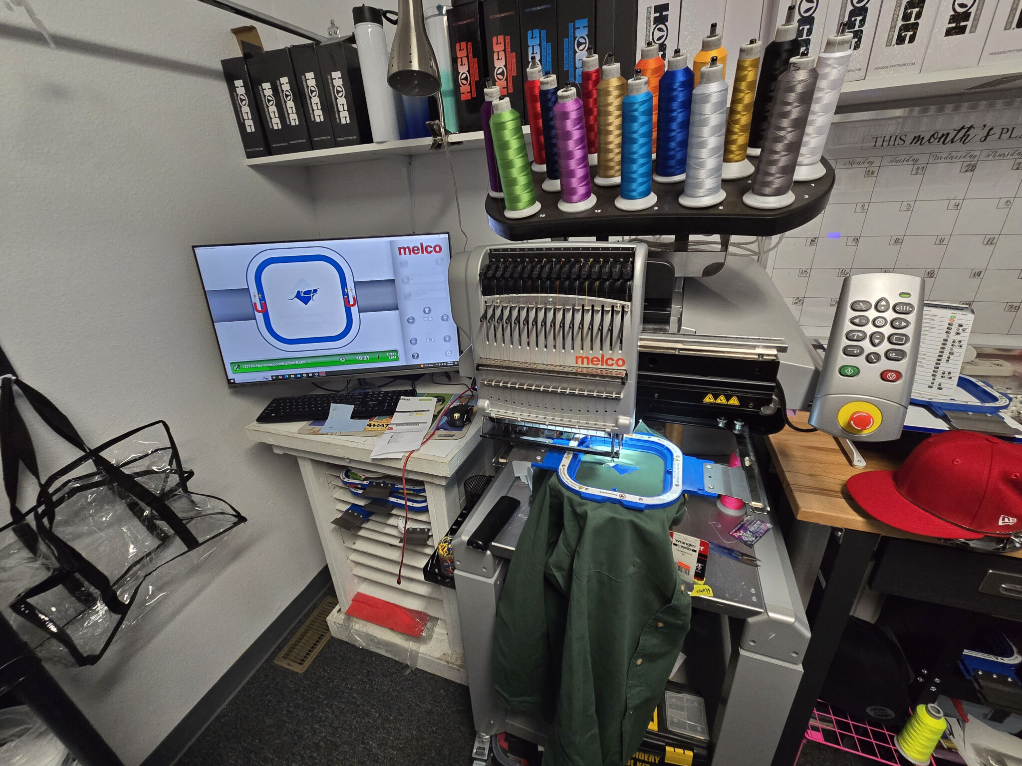 Business custom embroidery Thornton