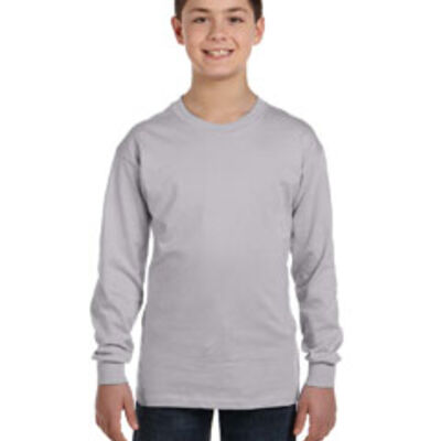 100% Cotton Youth Long-Sleeve T-Shirt Thumbnail