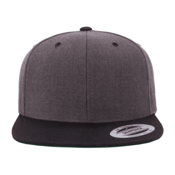Adult 6-Panel Structured Flat Visor Classic Two-Tone Snapback Thumbnail