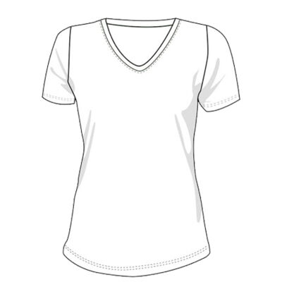 Customer Supplied Ladies V-Neck Thumbnail