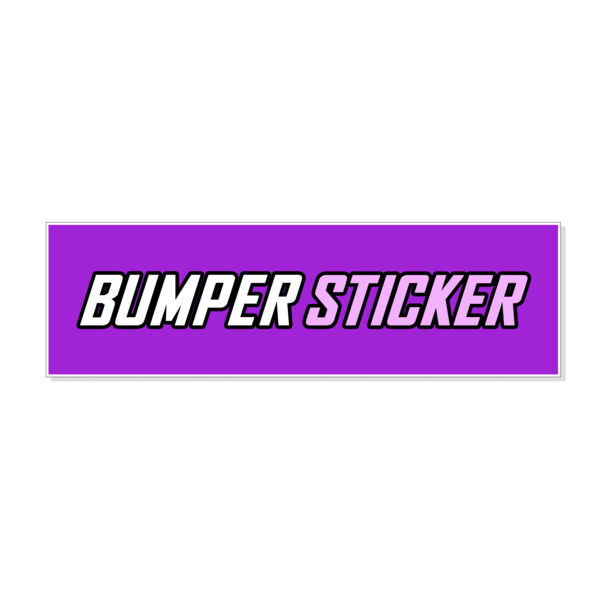 Bumper Sticker 3"x10" Thumbnail