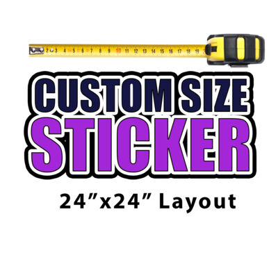 Sticker 24"x24" (Price per inch)  Thumbnail