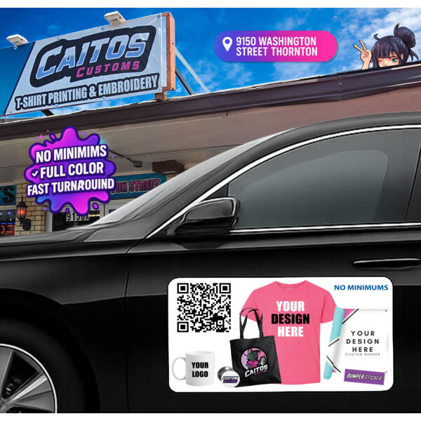 Custom Vehicle Magnets (2) FULL COLOR  24" x 18" Thumbnail